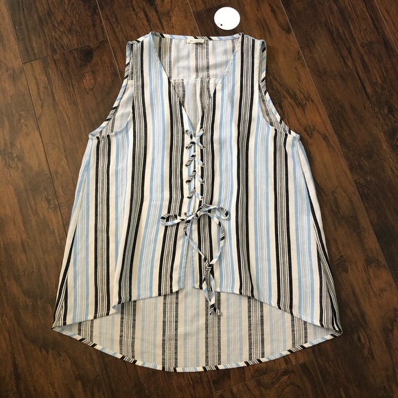 En Creme High Low Tunic Top Womens S - Picture 1 of 13